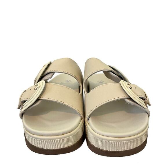 Cougar Pepa Slip On Platform Sandals Size 8 EU 38.5 Oyster Off White Womens NEW - Picture 2 of 9